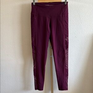 Victoria Secret Sport Plum High-Waisted Leggings Size M